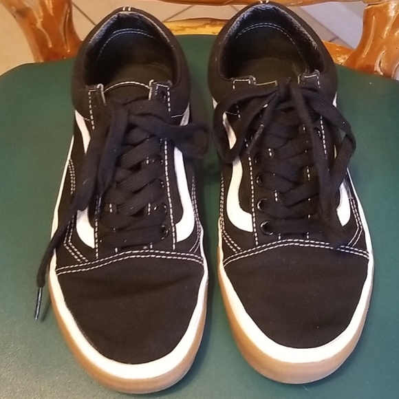 Vans Shoes - Vans Black Canvas Size 9W / 7.5M